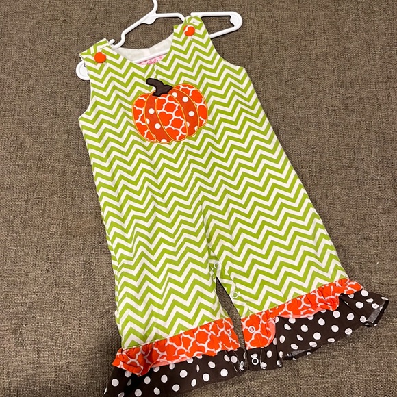 The Smocked Shop 18 month fall onesie - Picture 1 of 2